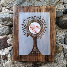 Laden Sie das Bild in den Galerie-Viewer, Fotobild Geburt/Taufe Baum